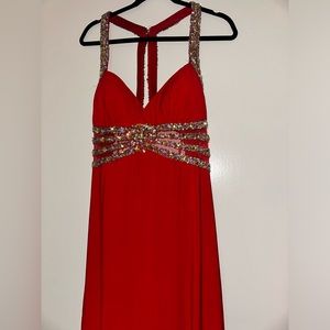 FORMAL LONG RED DRESS